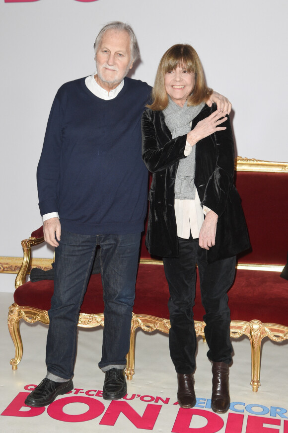 Chantal Goya et son mari Jean-Jacques Debout - Avant-première du film "Qu'est-ce qu'on a encore fait au Bon Dieu ?" au cinéma Le Grand Rex à Paris, le 14 janvier 2019. © Coadic Guirec/Bestimage
