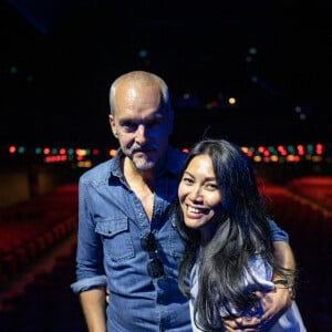 Exclusif - Anggun et son mari Christian Kretschmar - Concert solidaire au profit des enfants de la guerre "Ensemble" à l'Olympia à Paris le 4 juillet 2022. © Anthony Mkrtchian via Bestimage