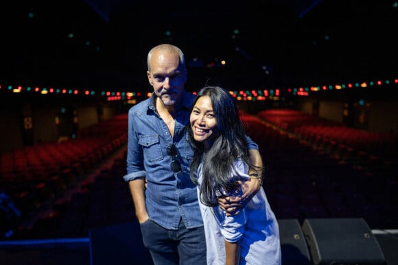 Exclusif - Anggun et son mari Christian Kretschmar - Concert solidaire au profit des enfants de la guerre "Ensemble" à l'Olympia à Paris le 4 juillet 2022. © Anthony Mkrtchian via Bestimage