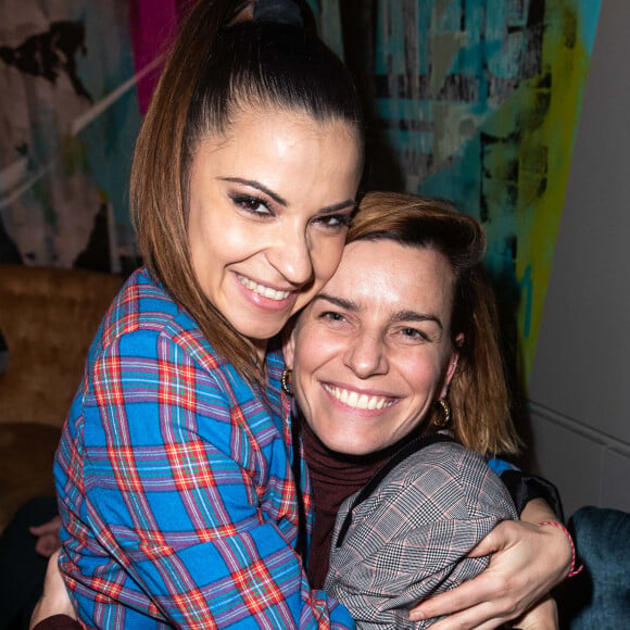 Exclusif - Fauve Hautot, Denitsa Ikonomova au cocktail après le spectacle "EntreNous By D'Pendanse" au Dôme de Paris - Palais des Sports, à Paris, France, le samedi 7 Mars 2020 © Cyril Moreau/Bestimage