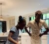 David Banda et Estere dansent sur Instagram. Le 25 juillet 2022.