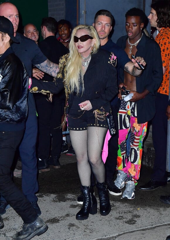 Madonna quitte son spectacle à New York le 23 juin 2022.