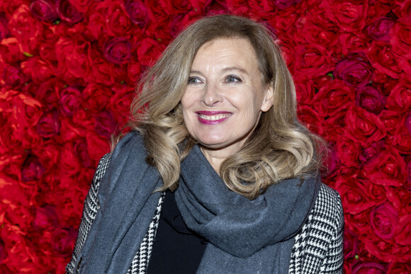 Valérie Trierweiler - Réception à l'hôtel Félicien qui lance sa soirée intitulée "Au Ciel du Félicien". Paris, le 11 janvier 2022. © Pierre Perusseau/Bestimage