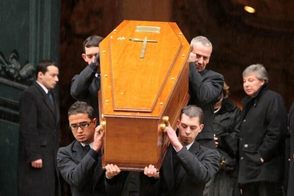 Les obsèques de Pierre Vaneck, qui se sont tenues en l'église Saint-Roch, à Paris, le 6 février 2010.