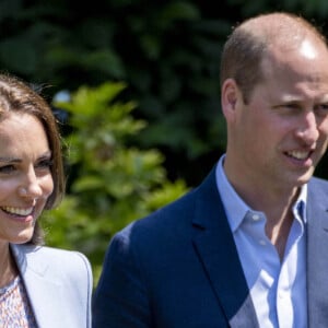 Kate Catherine Middleton, duchesse de Cambridge, et le prince William, duc de Cambridge, en visite au musée Fitzwilliam de l'Université de Cambridge. Le 23 juin 2022 