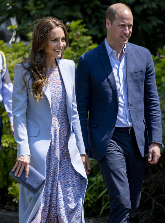 Kate Catherine Middleton, duchesse de Cambridge, et le prince William, duc de Cambridge, en visite au musée Fitzwilliam de l'Université de Cambridge. Le 23 juin 2022 