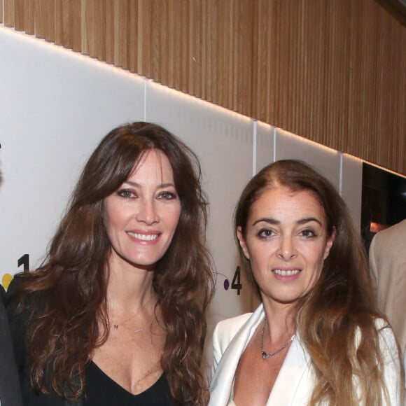 Arthur, Mareva Galanter, Justine Le Lay et Laurent-Éric Le Lay au déjeuner de la finale Messieurs de France Télévision (jour 15) sur la terrasse de France Télévision lors des Internationaux de France de Tennis de Roland Garros 2022 à Paris, France, le 5 Juin 2022. © Bertrand Rindoff/Bestimage 