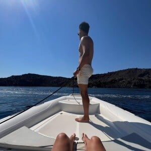 L'ex Miss France Iris Mittenaere passe ses vacances en Grèce. Instagram, août 2022.
