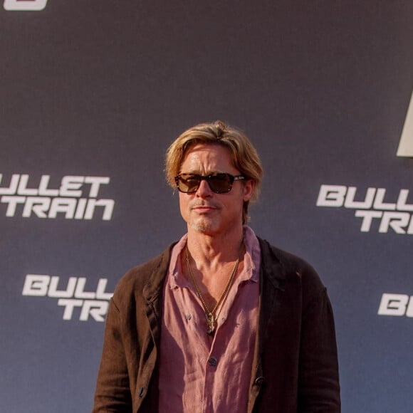 Brad Pitt à la première du film "Bullet Train" à Berlin, le 19 juillet 2022. 