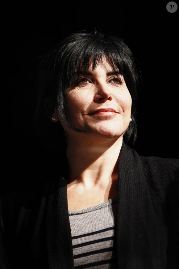 Liane Foly, membre du jury a rendu leur verdict à l'occasion du palmarès du 12e Festival de Luchon, le 6 février 2010.
