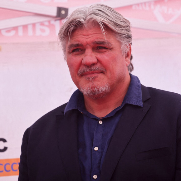 David Douillet - Le prince de Monaco et D.Douillet donnent le départ de la course cycliste Sapaudia Monoïkos, entre Monaco et Albertville, le 20 juin 2022. Cet événement est organisé au profit de la lutte contre la leucémie, afin de promouvoir le don des cellules souches et favoriser l'insertion des personnes en situation de handicap. © Claudia Albuquerque / Bestimage