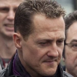 Michael Schumacher sur le circuit de Catalogne à Barcelone.