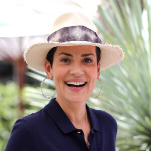 Cristina Cordula au village lors des internationaux de tennis de Roland Garros à Paris, France, le 2 juin 2019. © Jacovides-Moreau/Bestimage 