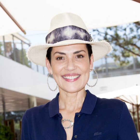 Cristina Cordula au village lors des internationaux de tennis de Roland Garros à Paris, France, le 2 juin 2019. © Jean-Baptiste Autissier/Panoramic/Bestimage 