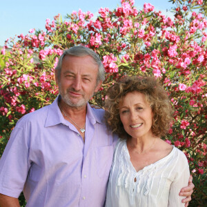 Mireille Dumas et son mari Dominique, à Porto, en Corse, en 2007. Photo by Max Colin/ABACAPRESS.COM