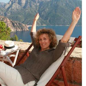 Mireille Dumas, à Porto, en Corse, en 2007. Photo by Max Colin/ABACAPRESS.COM