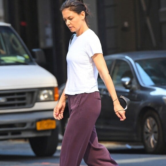 Exclusif - Katie Holmes à New York, le 28 juillet 2022. 