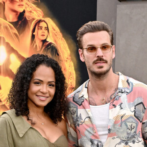 Christina Milian et M Pokora (Matt Pokora) à la première du film "Jurassic World Dominion" à Los Angeles, le 6 juin 2022. 