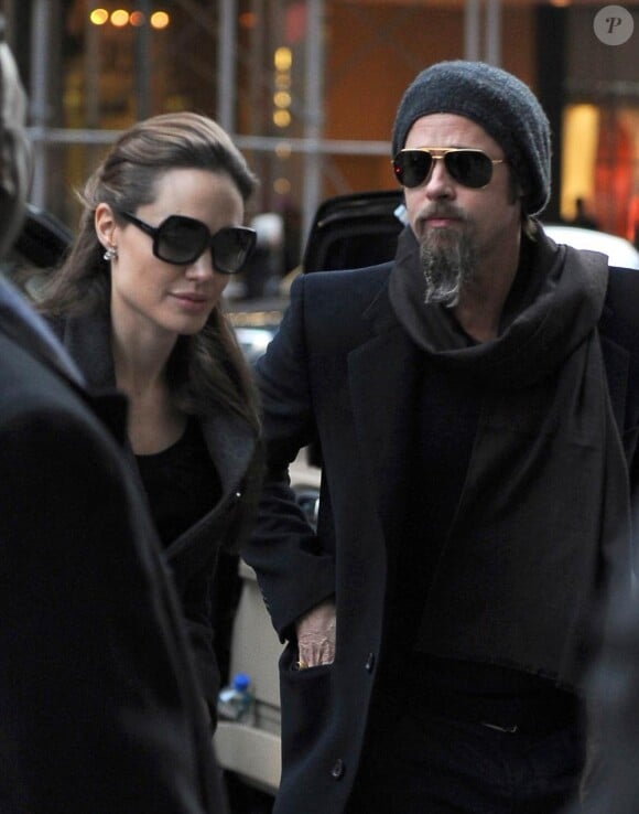 Brad et Angie ont participé au Superbowl 2010, à Miami. 