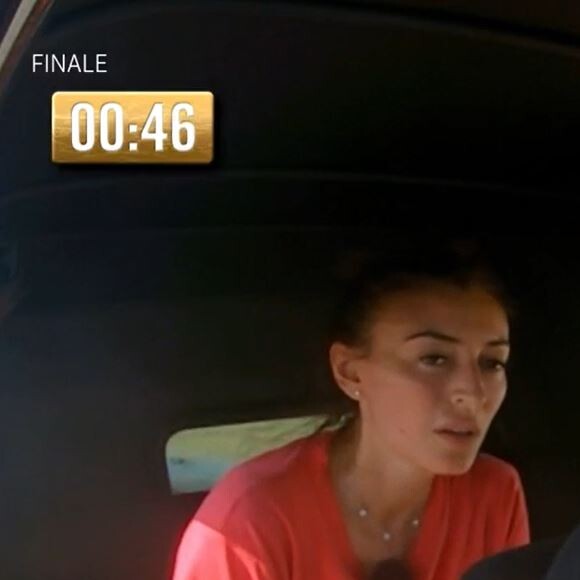 Rachel Legrain-Trapani et Valentin Léonard lors de la finale de "Pékin Express, duos de choc", le 10 août 2022, sur M6