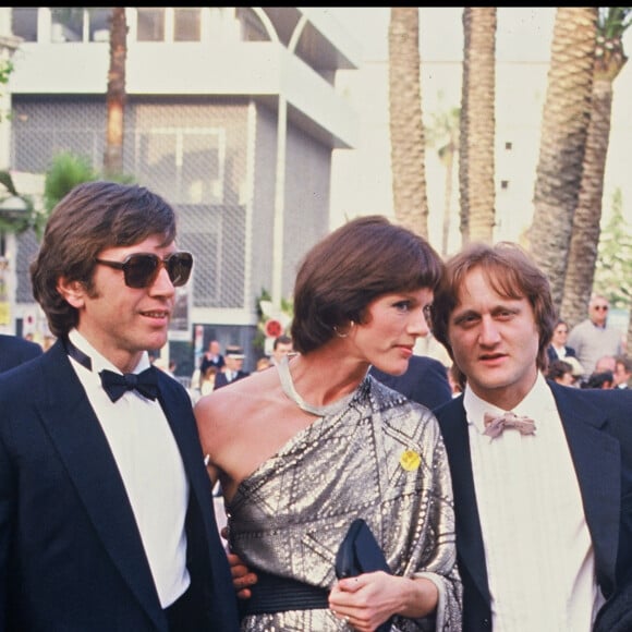 Anny Duperey, Bernard Donnadieu et Bernard Giraudeau lors du Festival de Cannes 1984