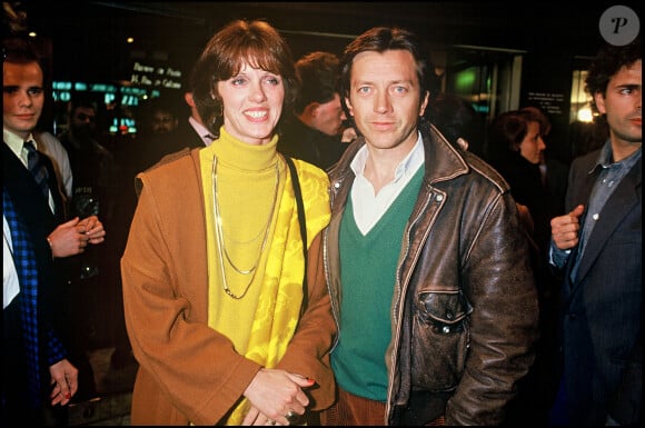 Anny Duperey et Bernard Giraudeau pour une avant-première en 1987