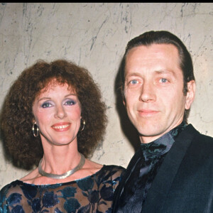 Anny Duperey et Bernard Giraudeau à la Cérémnie des Molières 1988