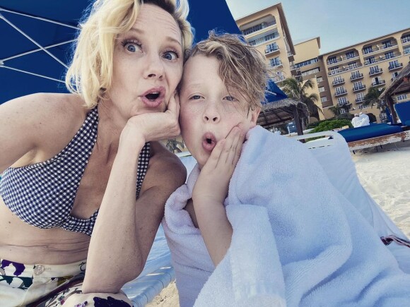 Anne Heche et son fils Atlas sur Instagram.