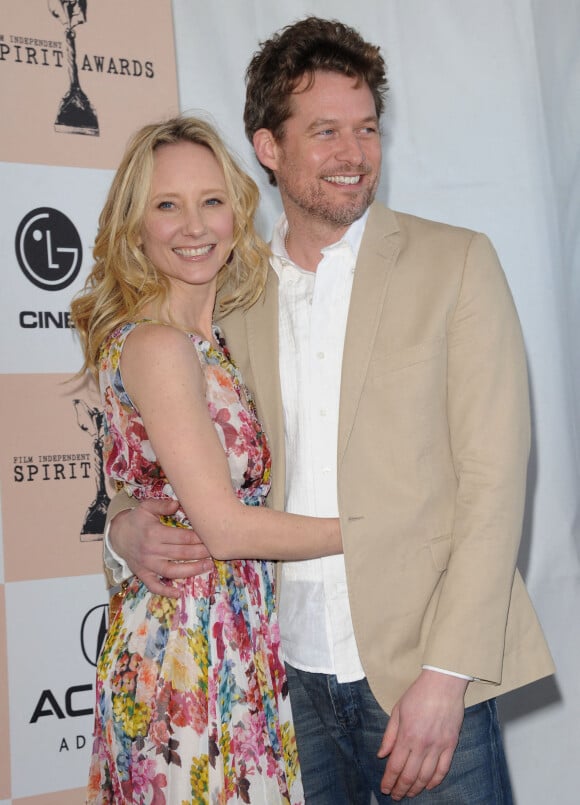 Anne Heche et son ex-mari au 26ème Film Independent Spirit Awards. Santa Monica Beach, Santa Monica, California en 2011.