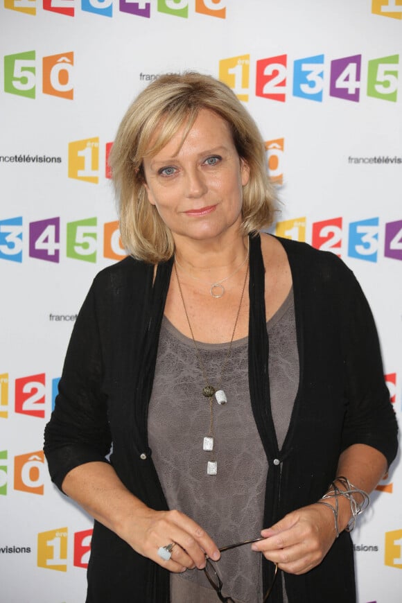 Catherine Matausch - Conférendre de presse de rentrée de France Télévisions le 28 août  2012