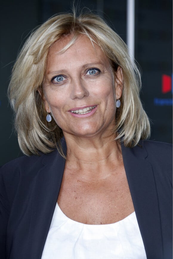 Catherine Matausch - Archive - Conférence de presse de France Télévision à Paris le 31 aout 2011.