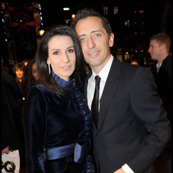 Gad Elmaleh et Marie Drucker, à Paris, le 8 mars 2010