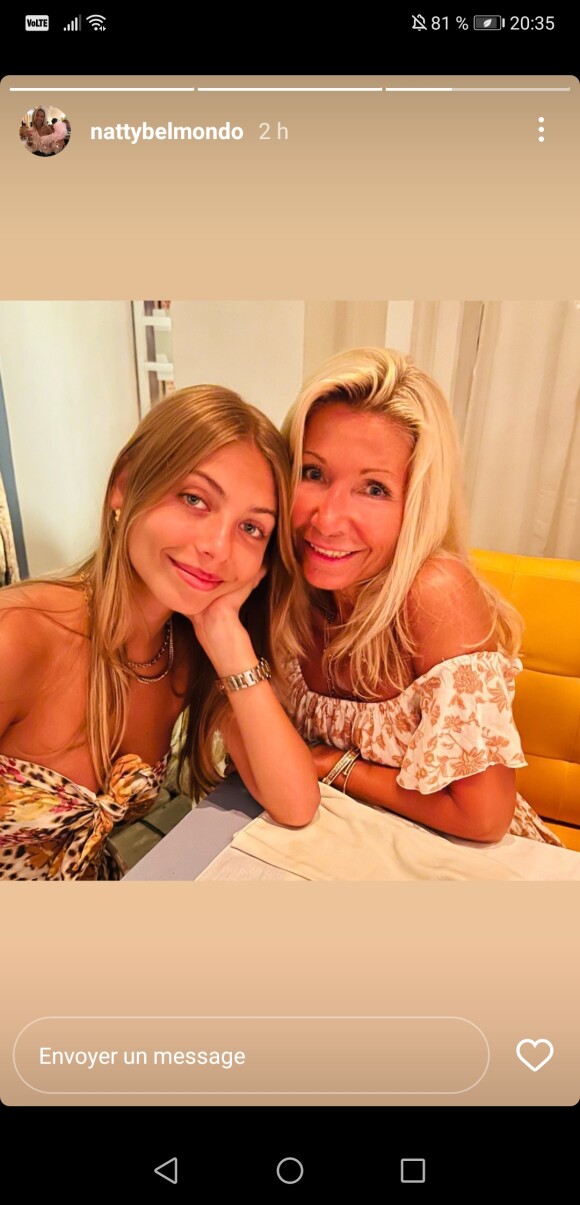 Natty Belmondo a souhaité un bel anniversaire à sa fille Stella sur Instagram. @ Instagram / Natty Belmondo