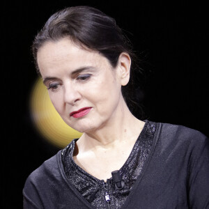 Amélie Nothomb lors de l'enregistrement de l'émission "La grande librairie" (France 5), le 30 août 2021.