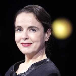 Amélie Nothomb lors de l'enregistrement de l'émission "La grande librairie" (France 5), le 30 août 2021.