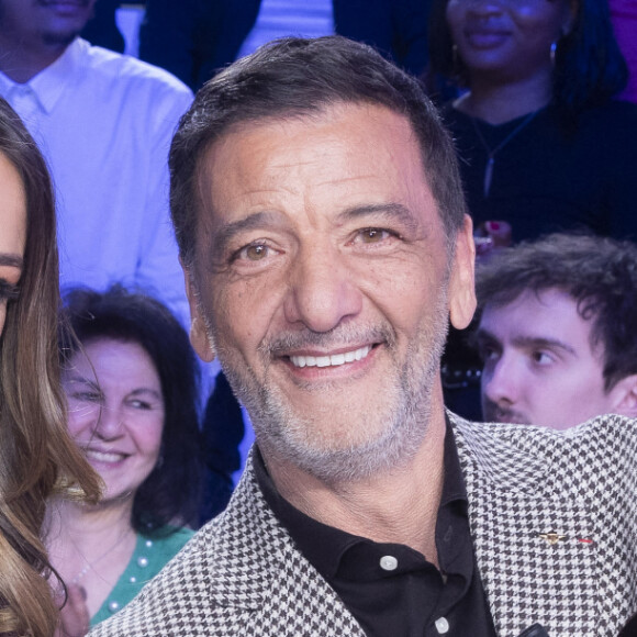 Delphine Wespiser, Marco Mouly - Enregistrement de l'émission "Touche Pas à Mon Poste Week-end (TPMP), spéciale 12 ans", présentée par C.Hanouna et diffusée en direct le 1er avril sur C8 © Jack Tribeca / Bestimage 