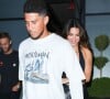 Kendall Jenner et son compagnon Devon Booker quittent la soirée de Zach Bia au restaurant "Catch Steak" à Los Angeles