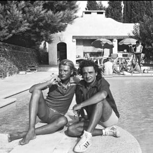 Johnny Hallyday et Michel Sardou.