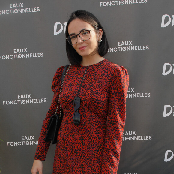 Exclusif - Agathe Auproux - Soirée de lancement de la gamme de boissons "Drink Waters" au restaurant Créatures sur le rooftop des Galeries Lafayette à Paris le 9 mai 2022.