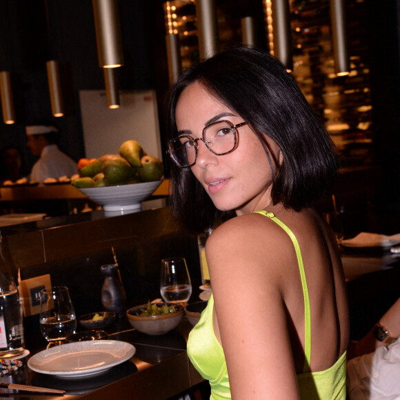 Exclusif - Agathe Auproux - Inauguration du restaurant "Yakuza" par le chef Olivier Da Costa à l'hôtel Vendome au 7 rue Helder à Paris le 12 septembre 2021.