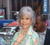 Jane Fonda arrive à l'émission "Good Morning America" à New York, le 19 juillet 2022. 