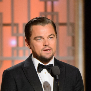 Leonardo DiCaprio lors de la 74e cérémonie annuelle des Golden Globe Awards à Beverly Hills, Los Angeles, le 8 janvier 2017. © HFPA/Zuma Press/Bestimage