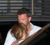 Ben Affleck et sa femme Jennifer Affleck (Lopez), accompagnée de ses enfants Emme et Maximilian, à la sortie du restaurant "Nobu" à Los Angeles, le 4 septembre 2022.