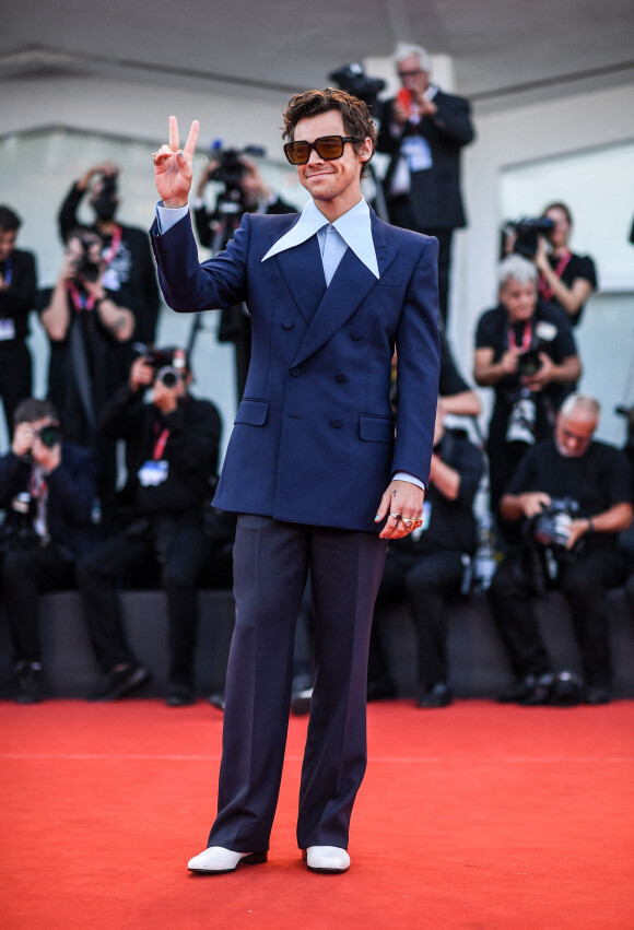 Harry Styles à la première de "Don't Worry Darling" au 79ème Festival International du Film de Venise (Mostra), le 5 septembre 2022. 