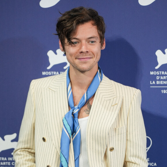 Harry Styles au photocall de "Don't Worry Darling" lors du Festival International du Film de Venise (Mostra).