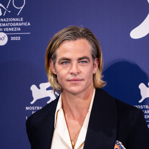 Chris Pine au photocall de "Don't Worry Darling" lors du 79ème Festival International du Film de Venise (Mostra), le 5 septembre 2022. 