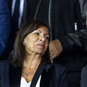 Anne Hidalgo et Nicolas Sarkozy - People assistent au match aller de la Ligue des Champions entre le Paris Saint-Germain contre la Juventus (2-1) au Parc des Princes à Paris le 6 septembre 2022.