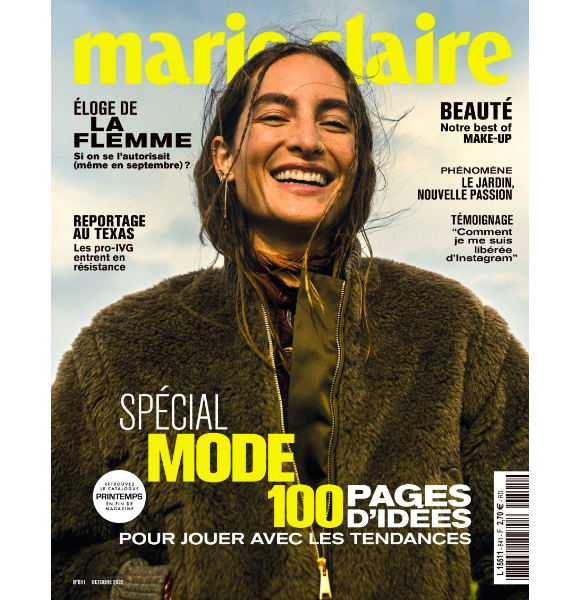 Photo : Couverture du magazine Marie Claire du mardi 6 septembre