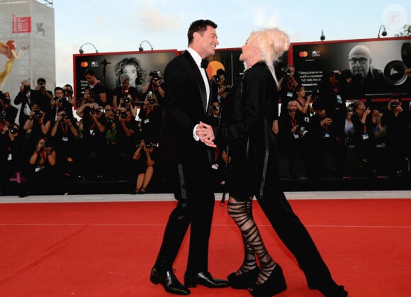 Hugh Jackman et sa femme Deborra-Lee Furness - Red carpet du film "The Son" lors de la 79ème édition du Festival International du Film de Venise, la Mostra. Le 7 septembre 2022 © Ansa / Zuma Press / Bestimage