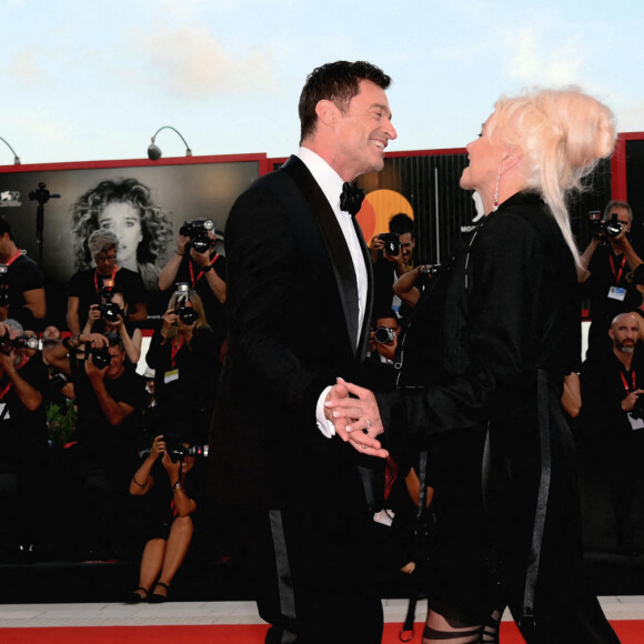 Hugh Jackman et sa femme Deborra-Lee Furness - Red carpet du film "The Son" lors de la 79ème édition du Festival International du Film de Venise, la Mostra. Le 7 septembre 2022 © Ansa / Zuma Press / Bestimage
